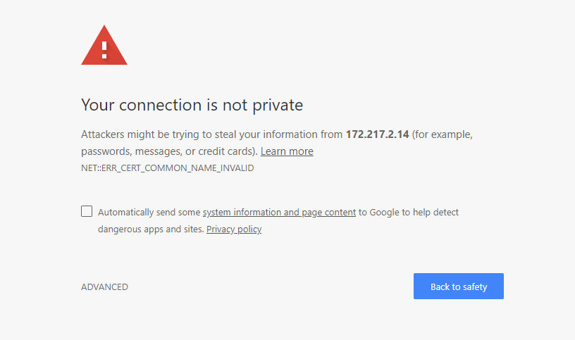 How to Fix &quot;Your connection is not private&quot; Error in Chrome - Image 1
