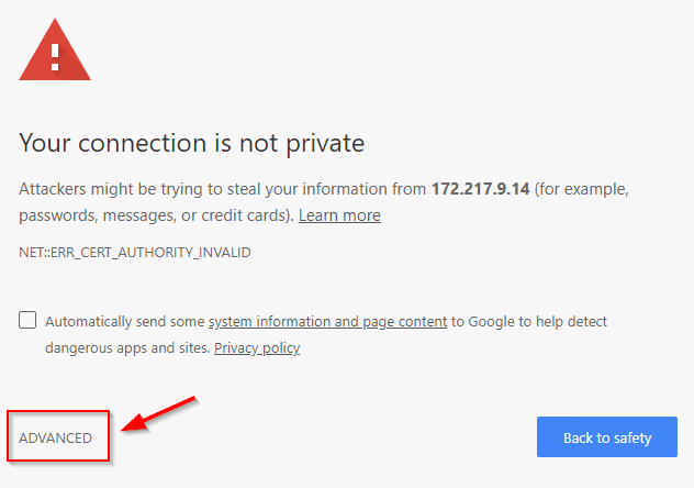 How to Fix &quot;Your connection is not private&quot; Error in Chrome - Image 2